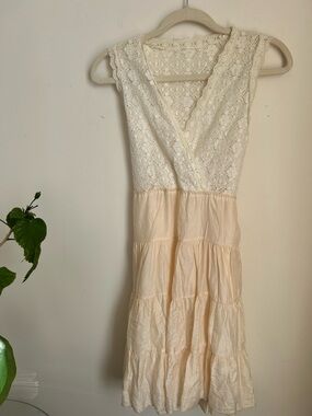 Boho crochet lace dress